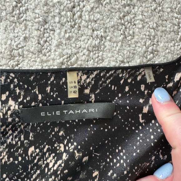 Elie Tahari Dina Tweed Military Jacket - Picture 8 of 11